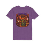 New York Haunted City Youth Tee — Halloween Pumpkin Jack-O'-Lantern Shirt