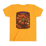 Detroit Haunted City Youth Tee — Halloween Monster Pumpkin Graphic