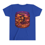 Youth Tee - New Orleans Haunted City Witch Design