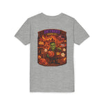 Detroit Haunted City Youth Tee — Halloween Monster Pumpkin Graphic