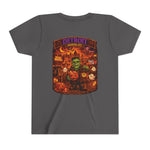 Detroit Haunted City Youth Tee — Halloween Monster Pumpkin Graphic