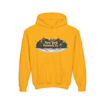 Youth Hoodie – New York Haunted City Vintage Spooky Graphic