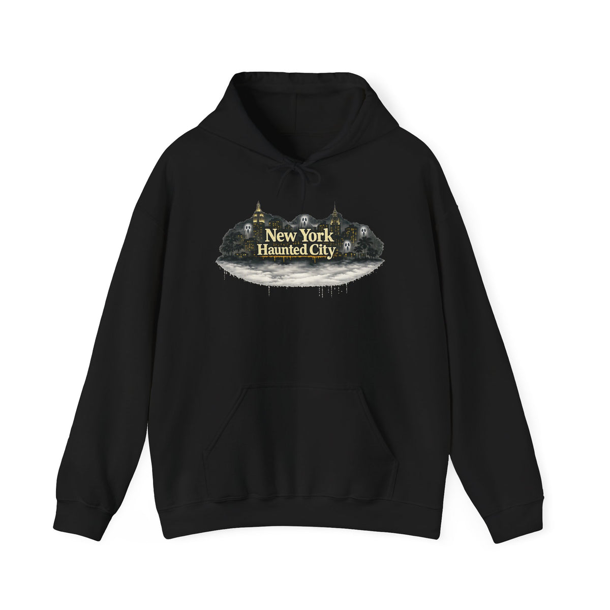 New York Haunted City Hoodie – Vintage Haunted NYC Pullover
