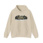 Miami Haunted City Hoodie — Vintage Haunted House Graphic Pullover