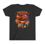 Youth Tee - Houston Haunted City Pumpkin Astronaut Halloween Shirt