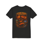 Chicago Haunted City Youth Tee — Halloween Pumpkin Skyline Shirt