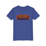 New York Haunted City Youth Tee — Halloween Pumpkin Jack-O'-Lantern Shirt