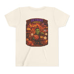 Detroit Haunted City Youth Tee — Halloween Monster Pumpkin Graphic