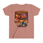 Youth Tee - Houston Haunted City Pumpkin Astronaut Halloween Shirt