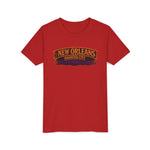 Youth Tee - New Orleans Haunted City Witch Design