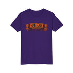 Detroit Haunted City Youth Tee — Halloween Monster Pumpkin Graphic