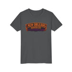 Youth Tee - New Orleans Haunted City Witch Design