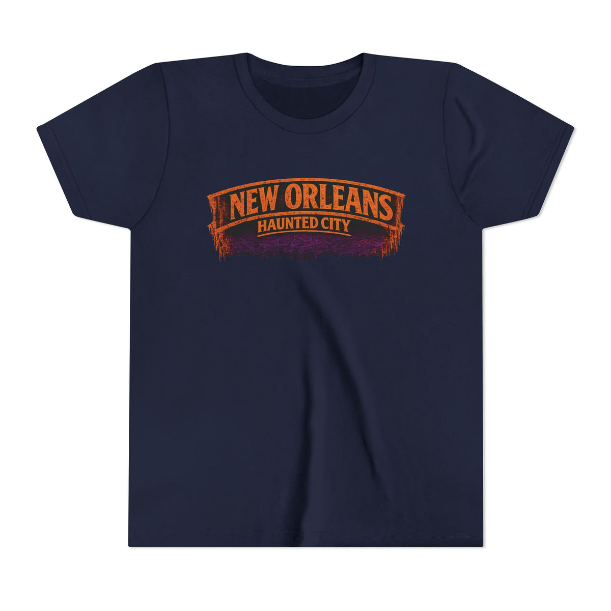 Youth Tee - New Orleans Haunted City Witch Design