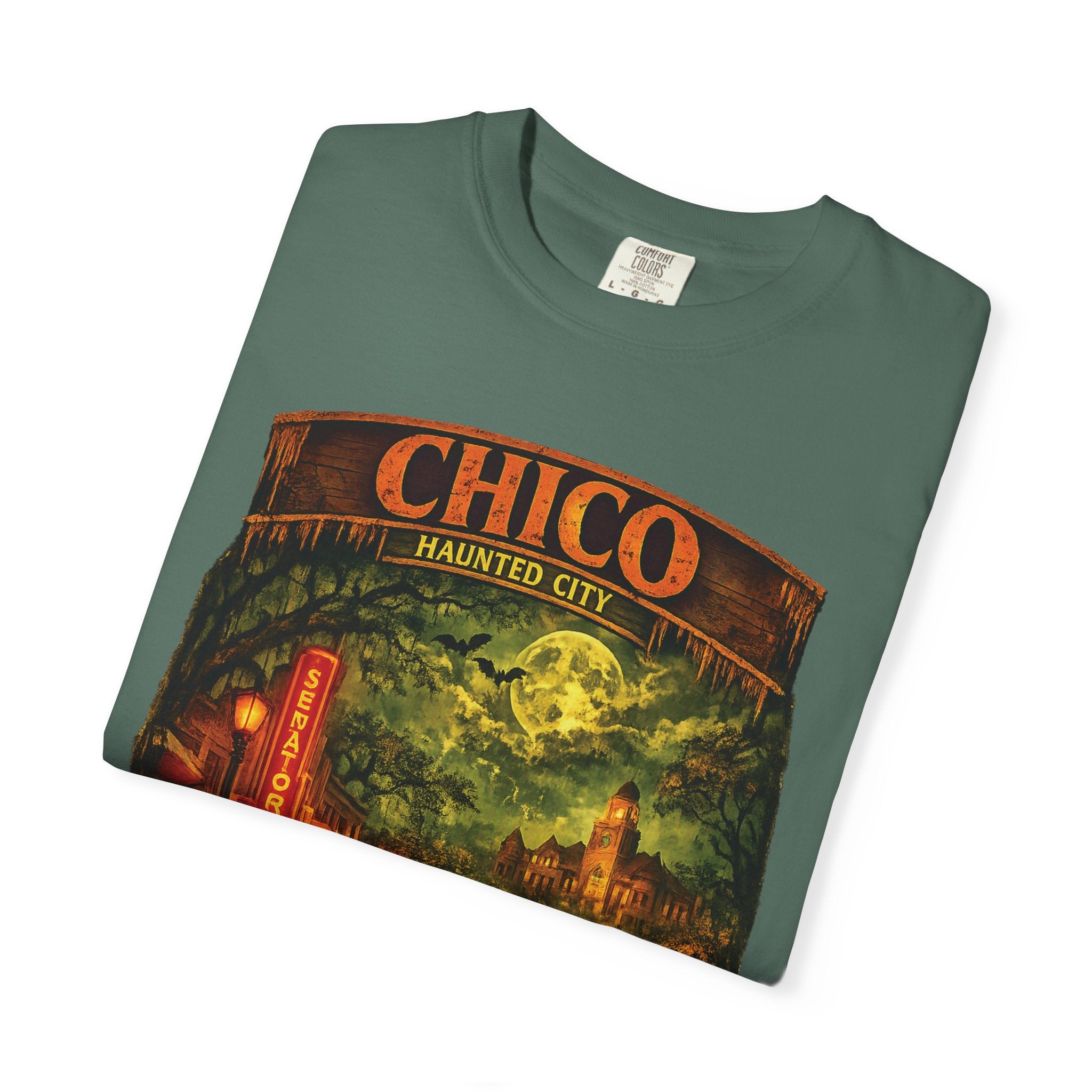Chico Haunted City Graphic T-Shirt