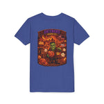 Detroit Haunted City Youth Tee — Halloween Monster Pumpkin Graphic