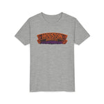 Youth Tee - Houston Haunted City Pumpkin Astronaut Halloween Shirt
