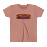 Youth Tee - Houston Haunted City Pumpkin Astronaut Halloween Shirt