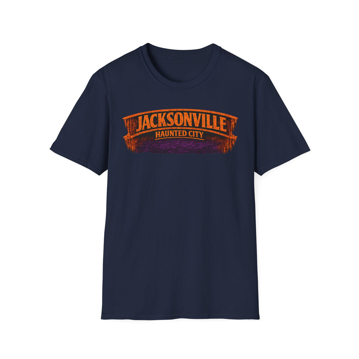 Jacksonville Haunted City T-Shirt — Vintage Horror Tour Tee