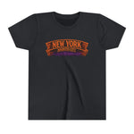 New York Haunted City Youth Tee — Halloween Pumpkin Jack-O'-Lantern Shirt