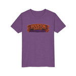 Youth Tee - Houston Haunted City Pumpkin Astronaut Halloween Shirt