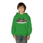 Houston Haunted City Youth Hoodie — Spooky Ghosts Graphic Pullover