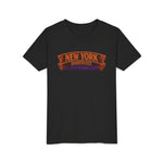 New York Haunted City Youth Tee — Halloween Pumpkin Jack-O'-Lantern Shirt