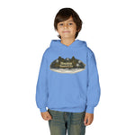 Houston Haunted City Youth Hoodie — Spooky Ghosts Graphic Pullover