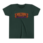 New York Haunted City Youth Tee — Halloween Pumpkin Jack-O'-Lantern Shirt