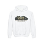 Youth Hoodie – New York Haunted City Vintage Spooky Graphic