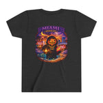 Miami Haunted City Youth Tee – Pumpkin Jack-O'-Lantern Halloween Shirt