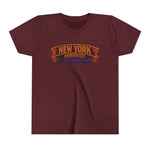 New York Haunted City Youth Tee — Halloween Pumpkin Jack-O'-Lantern Shirt