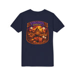 Virginia Haunted City Youth Tee — Halloween Pumpkin Ghosts Tee