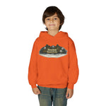 Houston Haunted City Youth Hoodie — Spooky Ghosts Graphic Pullover