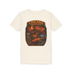 Chicago Haunted City Youth Tee — Halloween Pumpkin Skyline Shirt