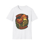 Stay Creepy Halloween T-Shirt — Vintage Pumpkin & Skull Spooky Tee