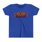 New York Haunted City Youth Tee — Halloween Pumpkin Jack-O'-Lantern Shirt