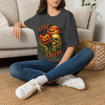 Stay Creepy Halloween T-Shirt — Vintage Pumpkin & Skull Spooky Tee