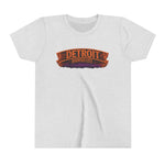 Detroit Haunted City Youth Tee — Halloween Monster Pumpkin Graphic