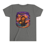 Miami Haunted City Youth Tee – Pumpkin Jack-O'-Lantern Halloween Shirt