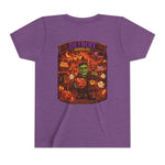 Detroit Haunted City Youth Tee — Halloween Monster Pumpkin Graphic
