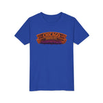 Chicago Haunted City Youth Tee — Halloween Pumpkin Skyline Shirt