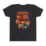 Youth Tee - Houston Haunted City Pumpkin Astronaut Halloween Shirt