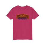 Chicago Haunted City Youth Tee — Halloween Pumpkin Skyline Shirt