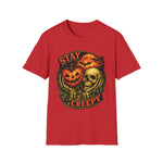 Stay Creepy Halloween T-Shirt — Vintage Pumpkin & Skull Spooky Tee
