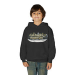 Los Angeles Haunted City Youth Hoodie — Spooky Cityscape Pullover