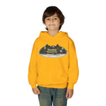 Houston Haunted City Youth Hoodie — Spooky Ghosts Graphic Pullover
