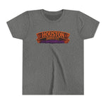 Youth Tee - Houston Haunted City Pumpkin Astronaut Halloween Shirt