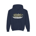 Los Angeles Haunted City Youth Hoodie — Spooky Cityscape Pullover