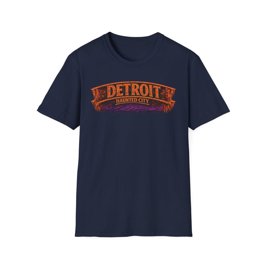Detroit Haunted City T-Shirt — Retro Spooky City Tee
