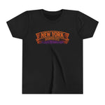 New York Haunted City Youth Tee — Halloween Pumpkin Jack-O'-Lantern Shirt